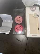  2 Bibs Colour Collection Special Edition Round Pacifier NIB infant Size 1