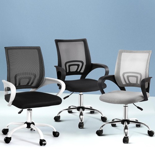 Artiss Gaming Office Chair Computer Mesh Office Chairs Executive Black Grey - Picture 8 of 32