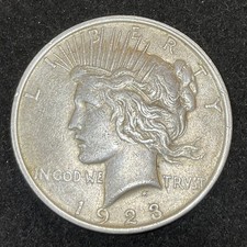 États-Unis : 1 Dollar "Peace Dollar" 1923 - Philadelphie - Argent