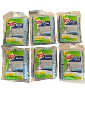 Scotch Brite 3M Non-Scratch Angled Scrubbers New 6 Pack