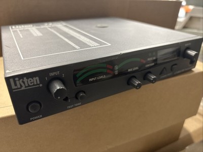 Working Listen LT-800-072 Stationary FM Transmitter w/ Antenna & Power Supply
