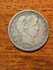 1907  Barber Quarter Dollar