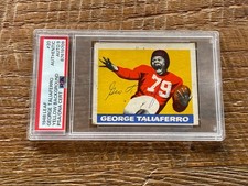 RARE 1948 Leaf George Taliaferro (d. 2018) signed PSA/DNA Auto card Autographed