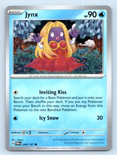 Jynx 046/167 ~ Common English Near Mint