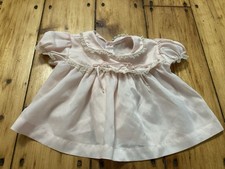 Vintage Beautiful Pink Infant Dress Size 0-6 months unbranded or hand made
