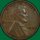 1933 Lincoln Wheat Cent Extremely Fine XF Coin #34249