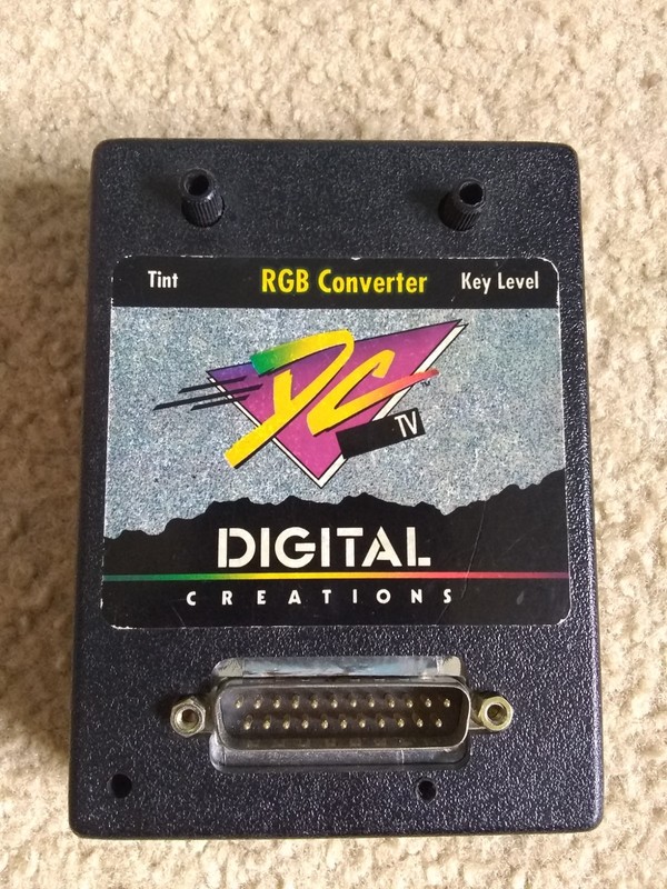 DCTV RGB Converter For Commodore Amiga, WORKING, Digital Creations #103