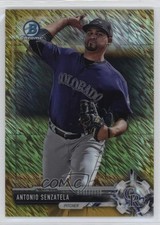 2017 Bowman Chrome Prospects Gold Shimmer Refractor 44/50 Antonio Senzatela 6o3