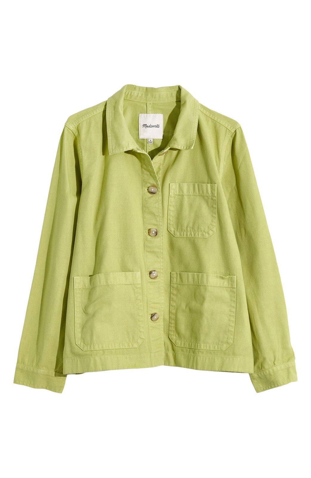Madewell Women's Light Green Basic Jacket Button … - image 2