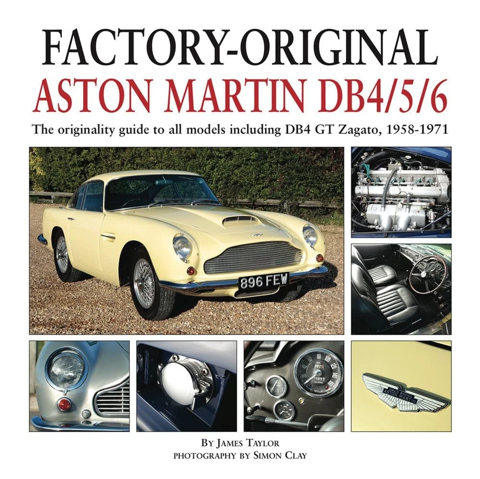 Libro de originalidad restauración Aston Martin Db4 Db5 Db6 original de fábrica Foto 3 de 3