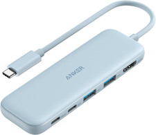USB C Hub, 5-In-1 USBC to HDMI Splitter with 4K Display