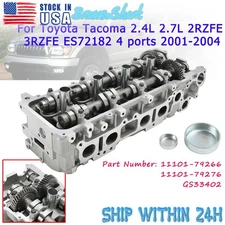 Cylinder Head For Toyota Tacoma 2.4L 2.7L 2RZFE 3RZFE ES72182 4 ports  2001-2004