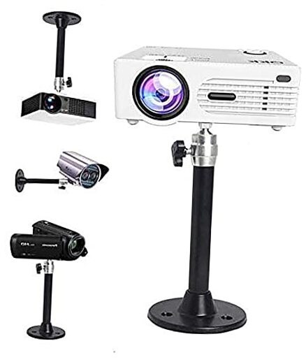 Mini Projector Mount Projector Ceiling Mount Black 7.9 in / 20 cm 360°-image