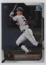 2022 Bowman NPB Nippon Professional Baseball Chrome Yuki Okada #137 00cp