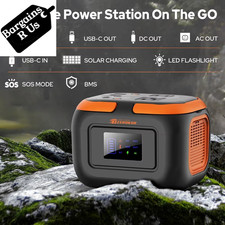 Portable Power Station 120W with AC Outlet, 97.6Wh Battery Camping Home Backup