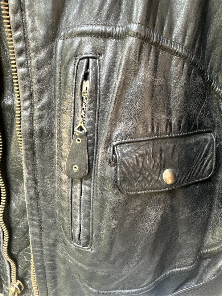 1950s Horsehide Hercules Leather Jacket - Image 4 of 4