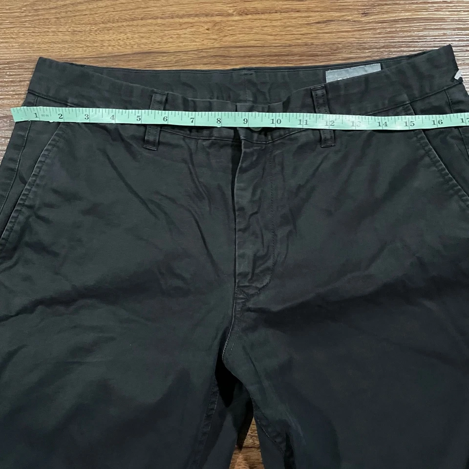 Pantalones Bonobos ajustados a medida negros chinos informales algodón preppy para hombre talla 33X30 Foto 4 de 4