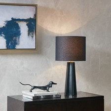 Bedroom Geometric Ceramic Table Lamp For Living Room