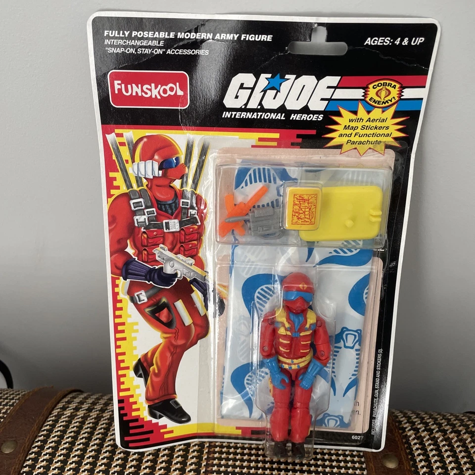 Nueva figura de acción sellada Funskool GI Joe Wild Weasel hecha en India 2002 Foto 2 de 4