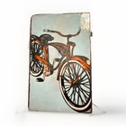 Houston Llew Spiritiles "Brilliant Ride" Glass on Copper Art Tile, Blue — photo 1
