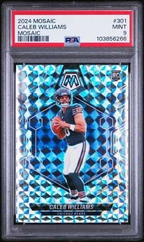2024 Panini Mosaic - Rookies Caleb Williams #301 Mosaic Prizm (RC) PSA 9