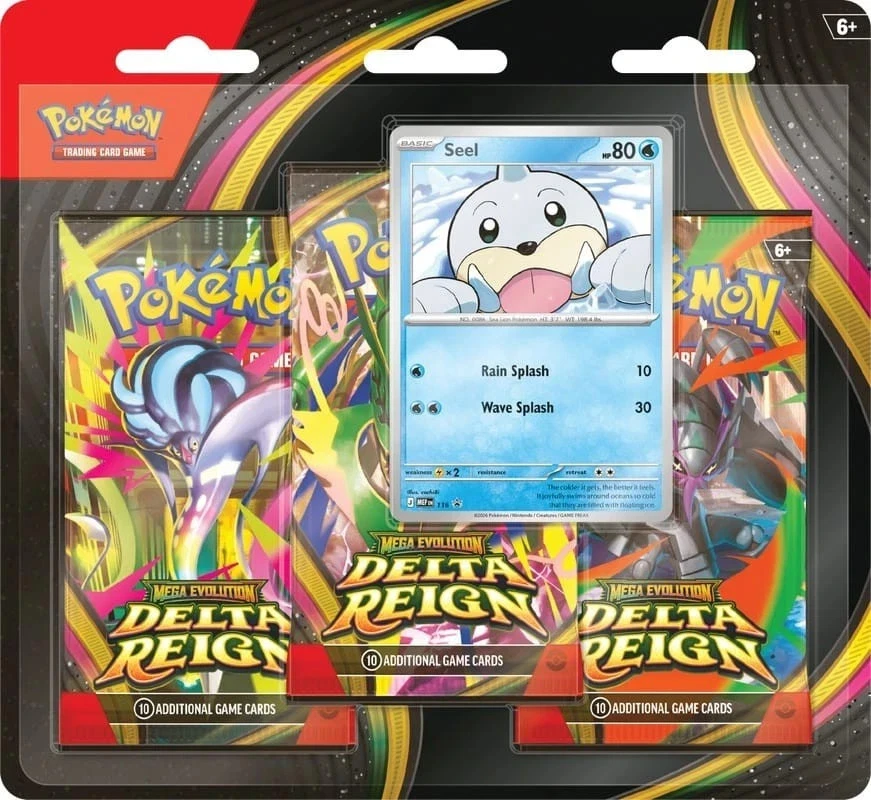 3-Pack Blister Delta Reign ME06 Pokemon TCG PRESALE 11/6 New Sealed - product detail image 1