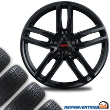 4x Alu Ganzjahresreifen Kompletträder für Peugeot 2008 Reifen 205/55R16 Goodyear