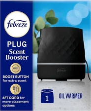 Febreze Plug Scent Booster Device Black Oil Diffuser Air Freshener Warmer