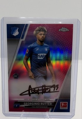 2021-22 Topps Chrome Bundesliga - Chrome Autographs Georginio Rutter #BCA-GRU...