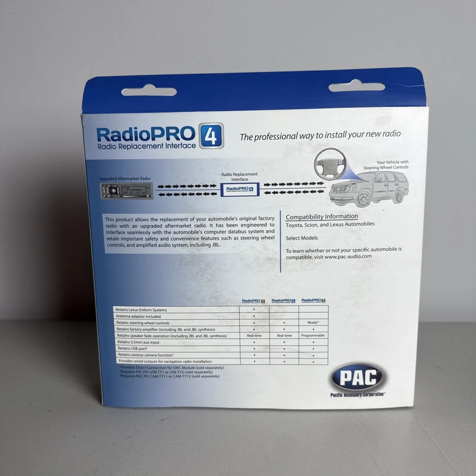 PAC Radio Replacement & Steering Wheel Control Toyota/Lexus/Scion - Image 2 of 4