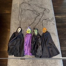 Fun-World Vintage Scream Movie Ghost Face 13” Hanging Halloween Paper Magic Lot