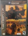 Nintendo Gamecube Game. Sum of All Fears With Manual, Insert, Nintendo Booklet