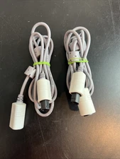 Lot of 2 6 Foot Controller Cord Cable Extension for Sega Dreamcast
