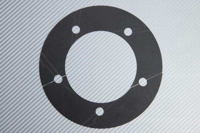 Cache poulie HONDA CB650R en aluminium anodisé noir premium