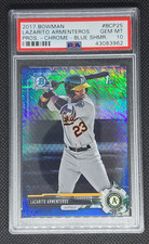 2017 Bowman Chrome Blue Shimmer Refractor Lazaro Armenteros #BCP25 PSA 10