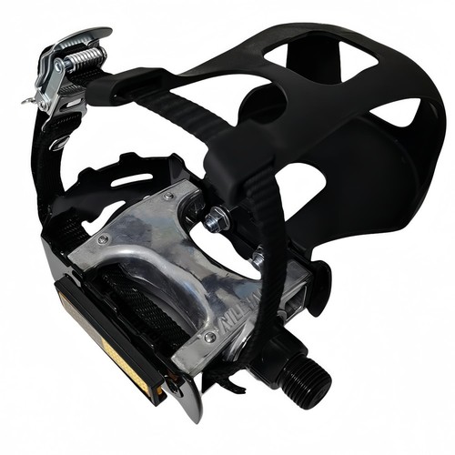 YBEKI Pro-Grade Spin Bike Pedals with Toe Clips & 4D Adjustable Straps - 9/16... - Picture 6 of 7
