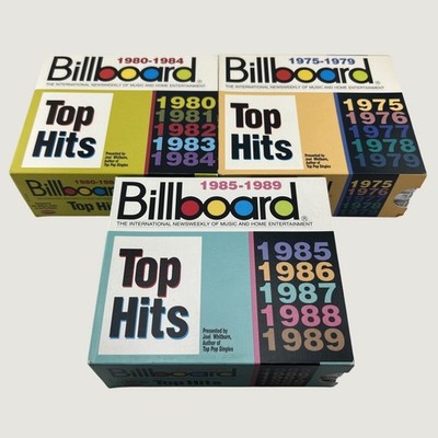 Billboard Top Hits CD Box Set 1975-1989 Rhino 15 Discs 70s 80s Pop Rock Music