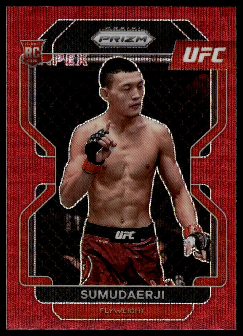 2022 Panini Prizm UFC #114 Sumudaerji Ruby Wave