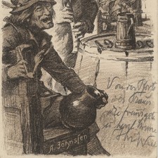 Autograph Heinrich Wieland Chemiker Nobelpreisträger Karte an Frieda Blell 1900