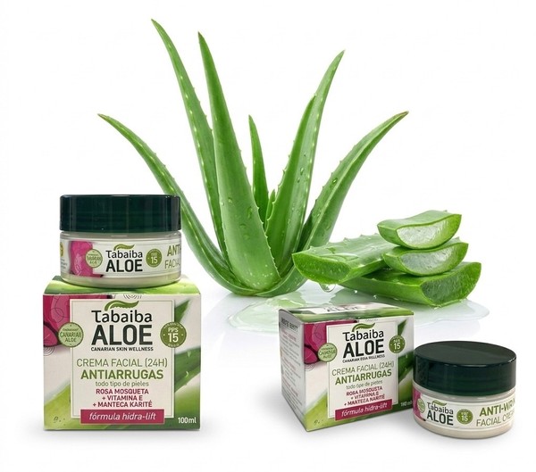 Crema Facial Antiarrugas Aloe Vera y Baba de Caracol 100ml | Canarias