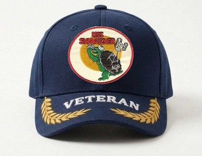 Customized Name Embroidered Hat Uss Skywatcher Agr-3, Veteran Cap, Trucker Hat