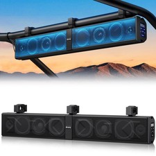 34" UTV Sound Bar with Subwoofer, 8-Speaker SXS SoundBar with Bluetooth and R...