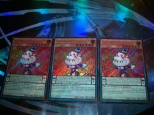 3x Performapal Monkeyboard 1st Edition Secret Rare LAVD-ENO04 Yu-Gi-Oh!