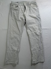 Vtg 90s Levis 501 Straight Leg USA Mens 32x30 Light Gray Jeans