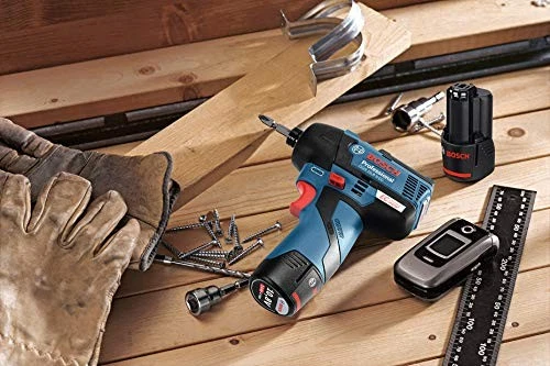 Bosch 10.8V cordless impact driver with 2 batteries,charger,case GDR10.8V-EC - Image 3 of 4