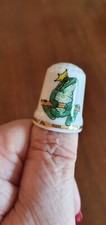 Fingerhut, Porzellan, Motiv Froschk&ouml;nig