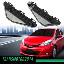 1pair Front Bumper Retainer Bracket Fit For Toyota Yaris Hatchback 2013-2016 New