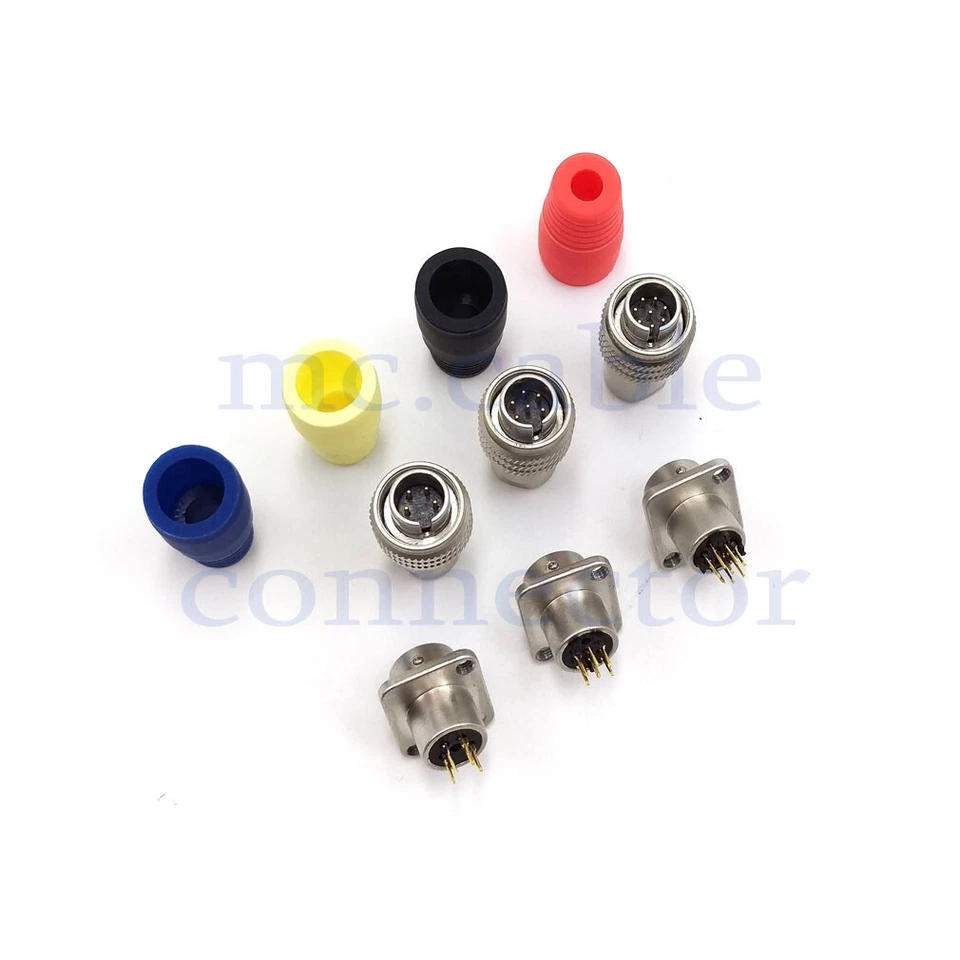 Hirose 4pin 6pin 8pin Connector MXR-8P-8P 4 6 8 pin Plug for Sony CCA-5 RCP1500 - Image 3 of 4