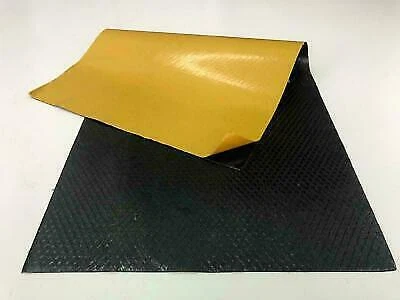 FAMAC 5 PANNELLI ANTIROMBO ISOLANTE ADESIVO INSONORIZZANTE CATRAMATO 100 X 50 CM