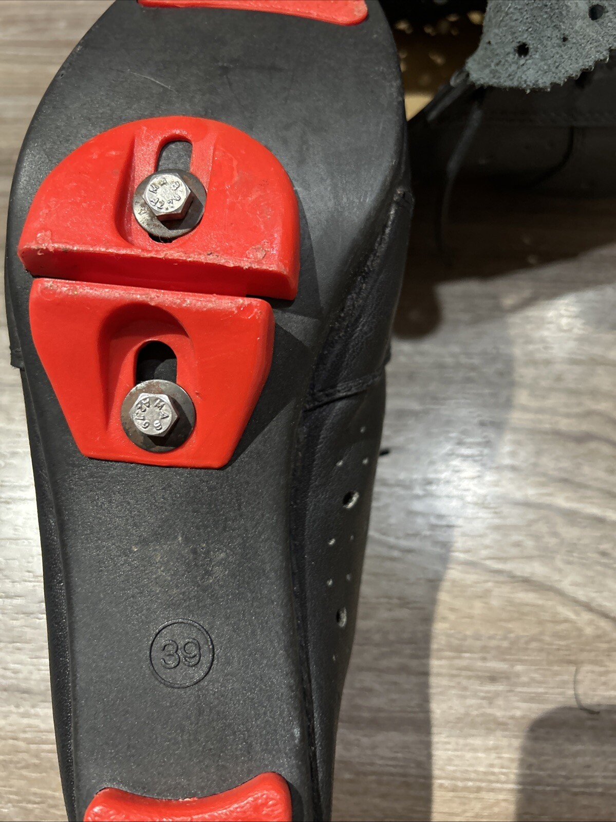 Scarpa Bici da Corsa Eroica Vera Pelle Con annessa tacchetta foto 4